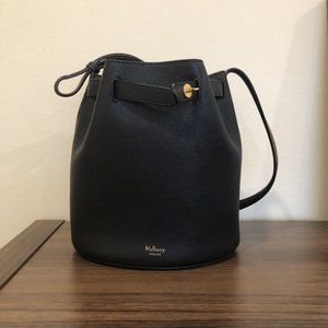 Mulberry Textured Leather Bucket Bag